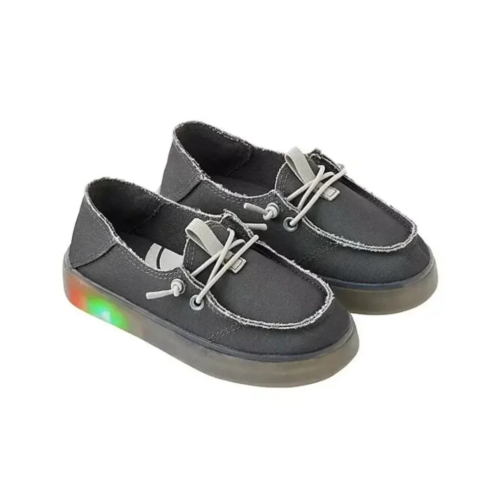 Kids Shoes , Members Mark Kids Slip-On‎ Light-Up Play Shoe Size 9 , Gray